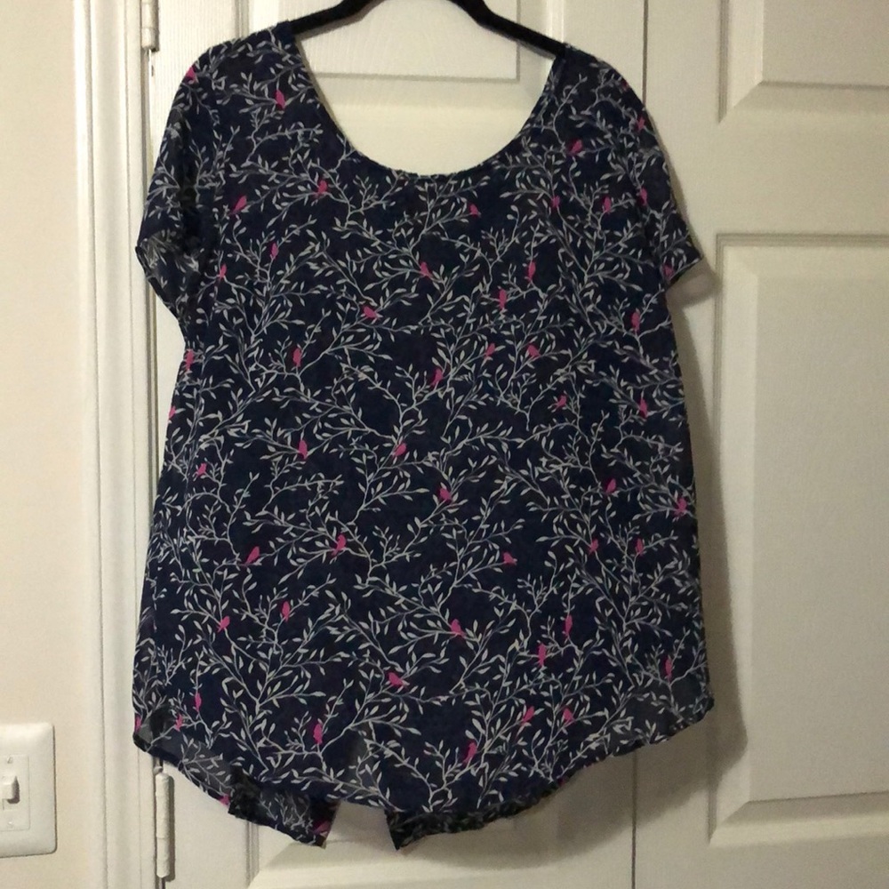 Torrid Chiffon Pull Over Blouse